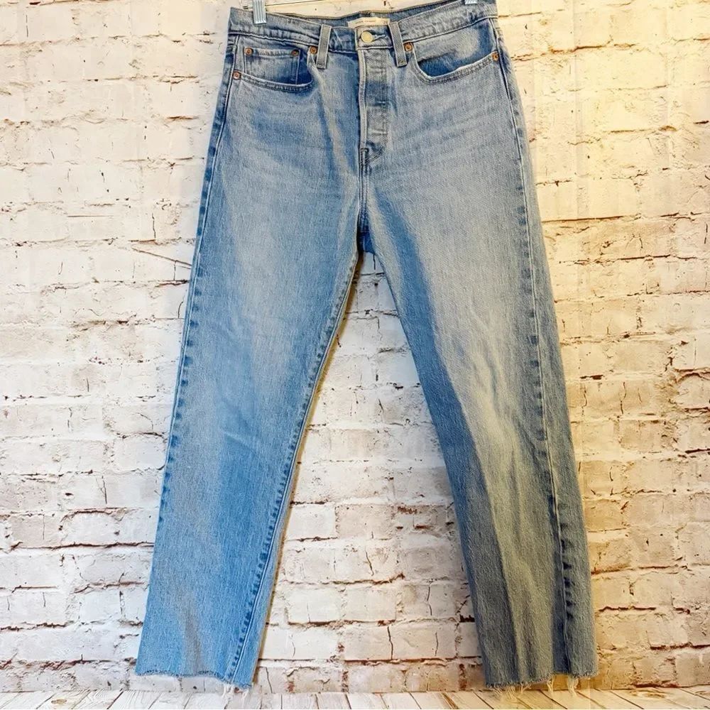 Levi’s premium wedgie straight jeans button fly
